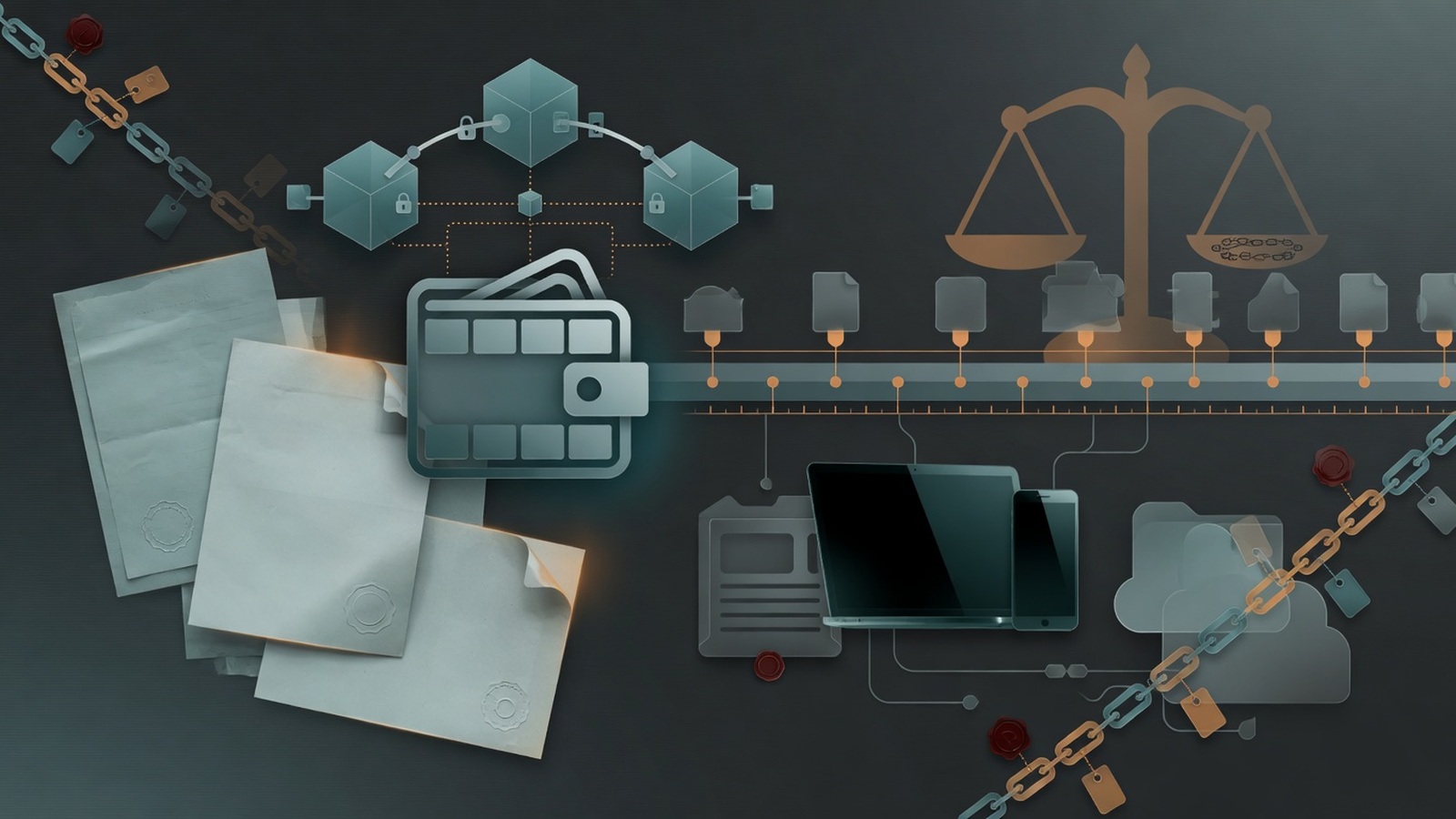 Digital forensics evidence review visual for Tracking Hidden Digital Assets in Estate Litigation